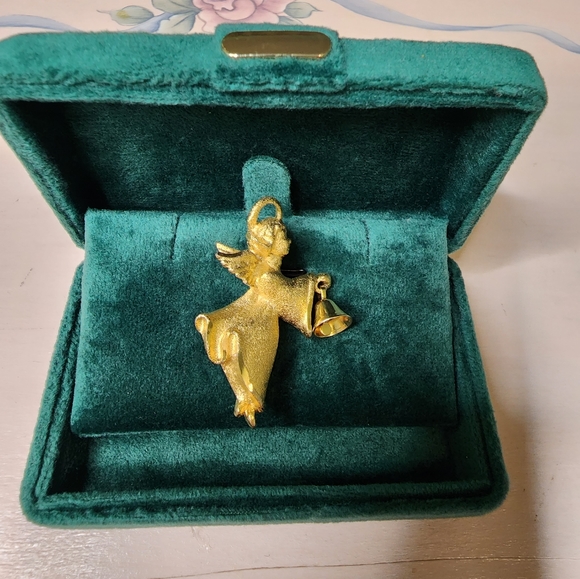 Signed Vintage Brooch Angel, Vintage Jewelry, Christmas, Holidays, Jewellery - Picture 5 of 7